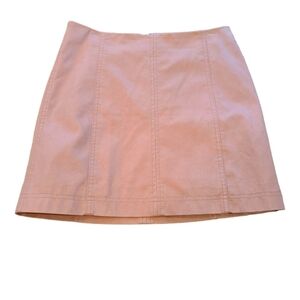FREE PEOPLE Modern Femme Vegan Suede Mini Skirt, Size XXS